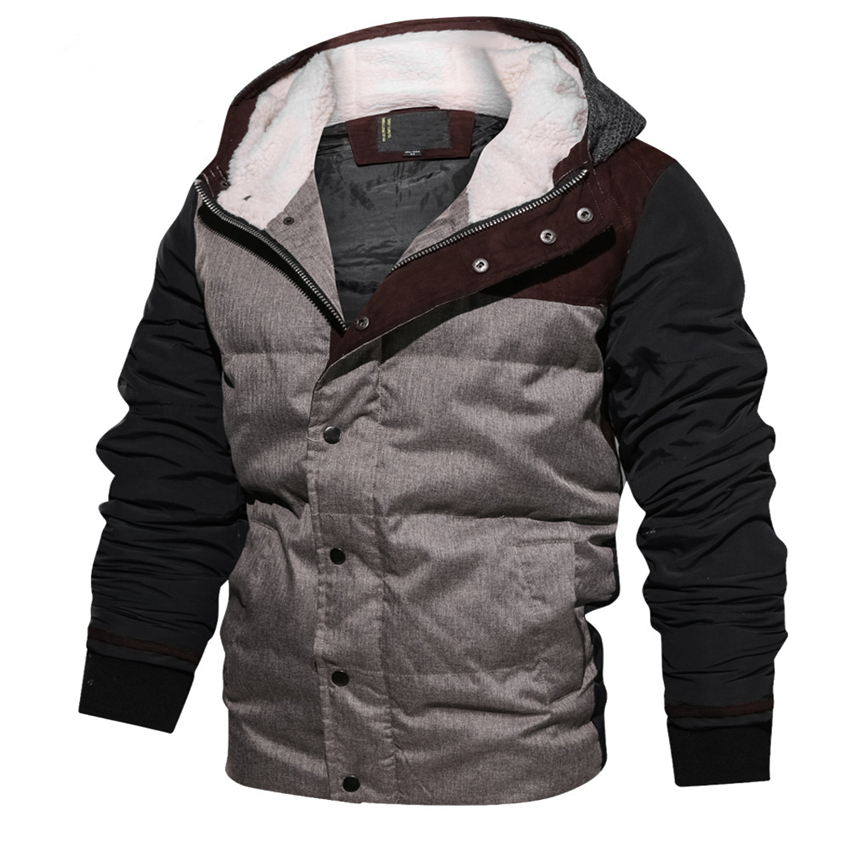 Mens Jackets Knitting Hooded Europe America Jacket Fashion Casual Outerwear Autumn Winter Jacket Cotton-padded Clothes Large Size, As pic
Mens Jackets Knitting Hooded Europe America Jacket Fashion Casual Outerwear Autumn Winter Jacket Cotton-padded Clothes Large Size, As pic