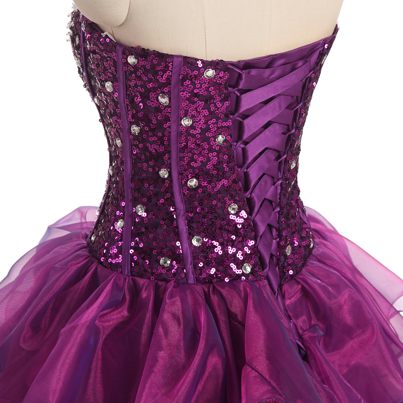 2019 Elegant Green Ball Gown Quinceanera Dresses Beaded Sweet 16 Year Lace-up Prom Party Evening Gown Vestidos De 15 Anos QC1394