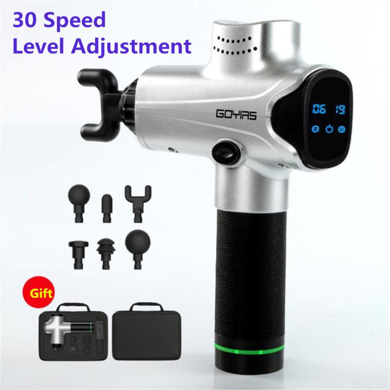 Goyirs Muscle Massage Gun massage relaxation Pain Relief, Handheld Electric Super Quiet Brushless Motor 30 SPeed MQ02
Goyirs Muscle Massage Gun massage relaxation Pain Relief, Handheld Electric Super Quiet Brushless Motor 30 SPeed MQ02