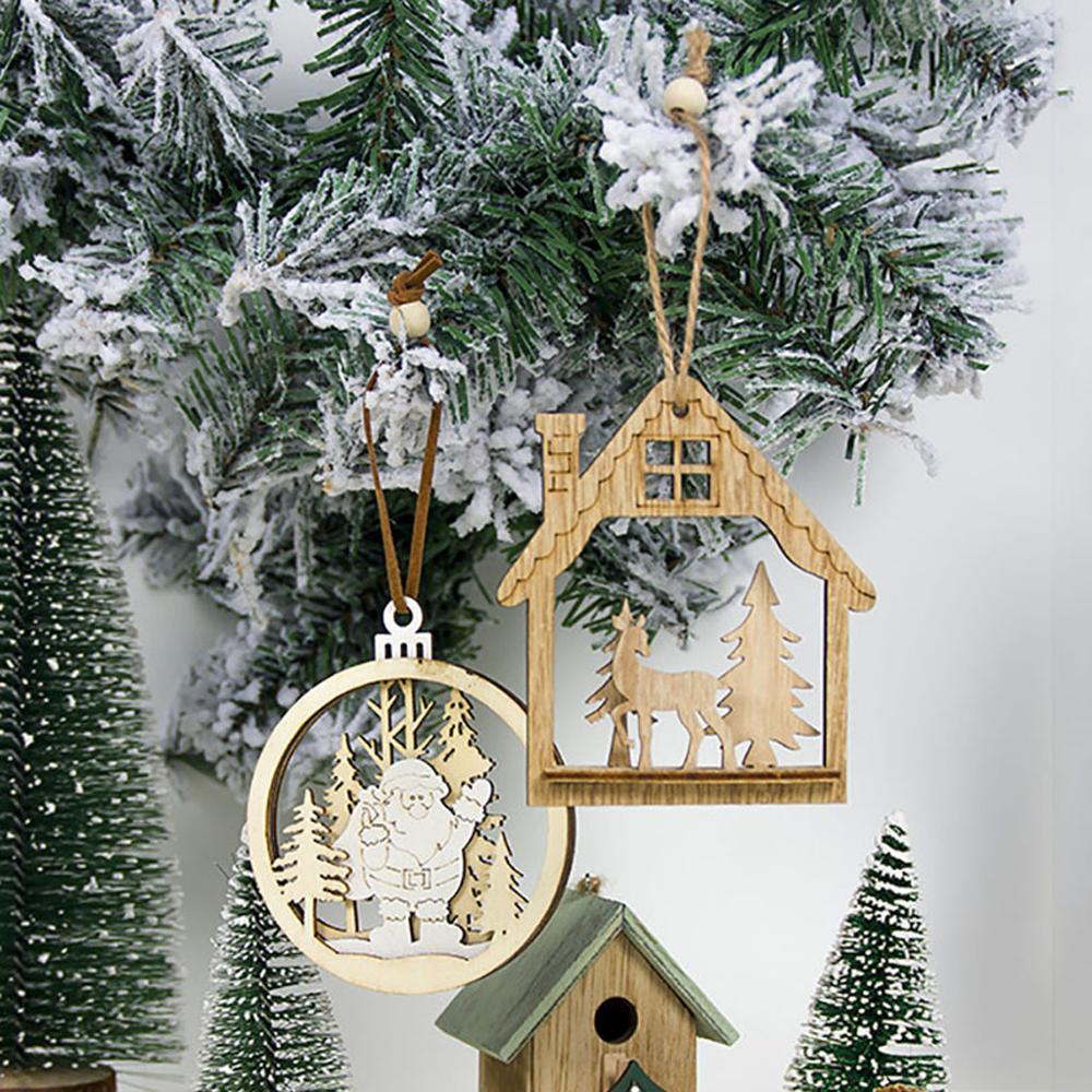 Santa Claus House with Deer Natural Wood Christmas Tree Hanging Decor Xmas Home Party New Year Ornaments Pendant Accessories#15F
Santa Claus House with Deer Natural Wood Christmas Tree Hanging Decor Xmas Home Party New Year Ornaments Pendant Accessories#15F