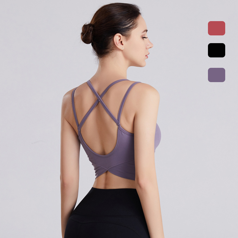 COLORVALUE Cross Strappy Yoga Bra Sexy Open Back Sport Bra Top High Impact Padded Crop Top Fitness Beauty Cross Hem Sports, Black
COLORVALUE Cross Strappy Yoga Bra Sexy Open Back Sport Bra Top High Impact Padded Crop Top Fitness Beauty Cross Hem Sports, Black