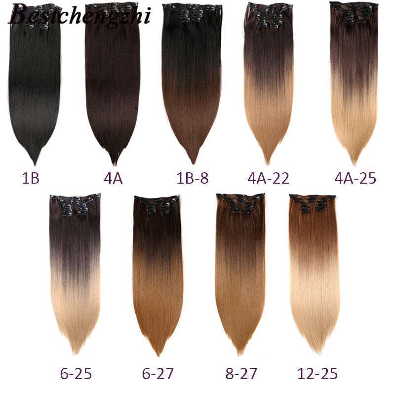 Straight Clip In Hair Extensions 22 Inch Full Head 16 Clips On Hair Synthetic Hairpieces 130g/pc For Women 6Pcs/Set Long Hair, 4a-22
Straight Clip In Hair Extensions 22 Inch Full Head 16 Clips On Hair Synthetic Hairpieces 130g/pc For Women 6Pcs/Set Long Hair, 4a-22