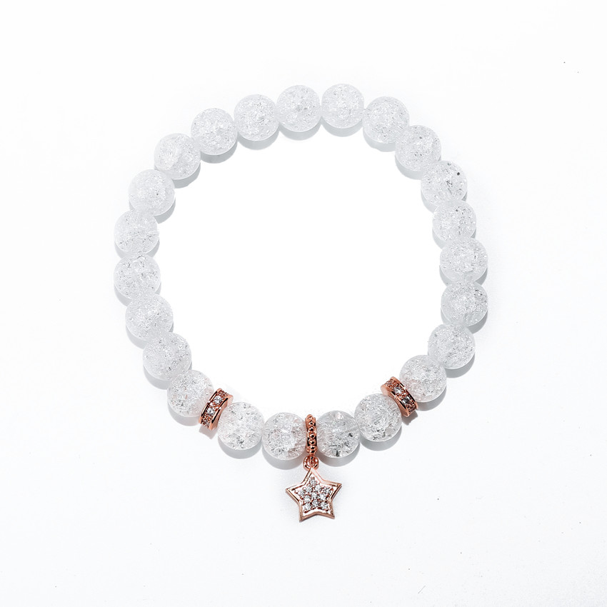 Popcorn crystal star bracelet group women's simple and exquisite sweet temperament wrist jewelry