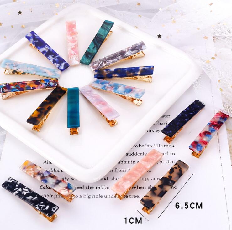 New Women Girls Acrylic Hollow Geometric Rectangle Hair Clips Tin Foil Sequins Hairpins Barrettes Hair Accessories
New Women Girls Acrylic Hollow Geometric Rectangle Hair Clips Tin Foil Sequins Hairpins Barrettes Hair Accessories