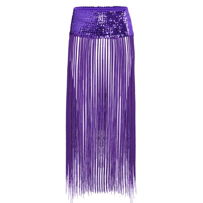Women Shiny Sequins Hip Scarf Long Tassels Fringe Belly Dance Skirt Adult Clubwear Party Stage Performance Festival Rave Costume, Red
Women Shiny Sequins Hip Scarf Long Tassels Fringe Belly Dance Skirt Adult Clubwear Party Stage Performance Festival Rave Costume, Red