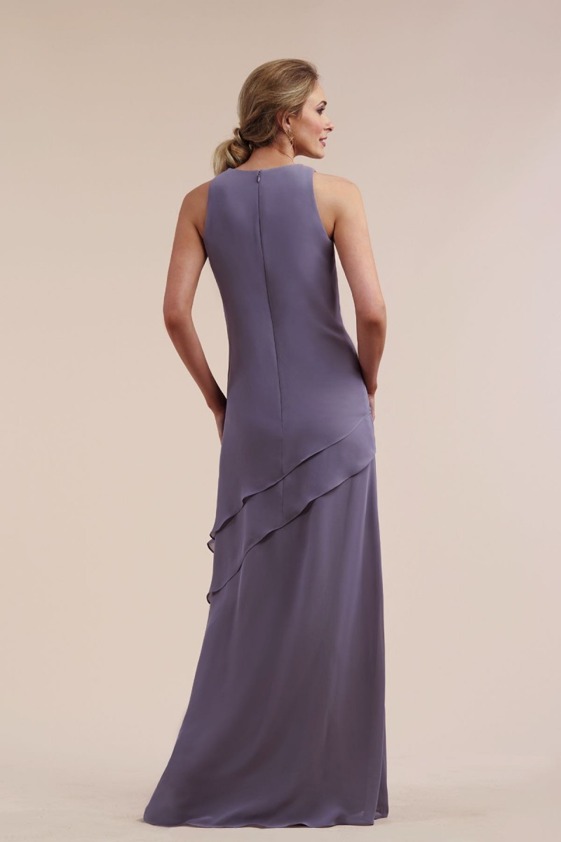 Elegant Lavender Mother of the Bride Dresses With Jacket Floor Length Lace Jewel Neck Mother's Wedding Guest Dress Evening Gowns