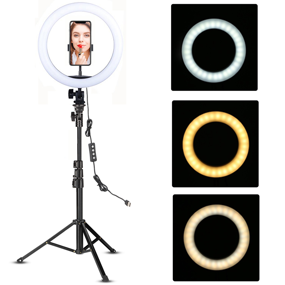 Youtube Makeup fill lighting Video Live Shooting LED Ring Light 10 inch with phone holder Tripod Stand Selfie Circle Tikok Lamp
Youtube Makeup fill lighting Video Live Shooting LED Ring Light 10 inch with phone holder Tripod Stand Selfie Circle Tikok Lamp