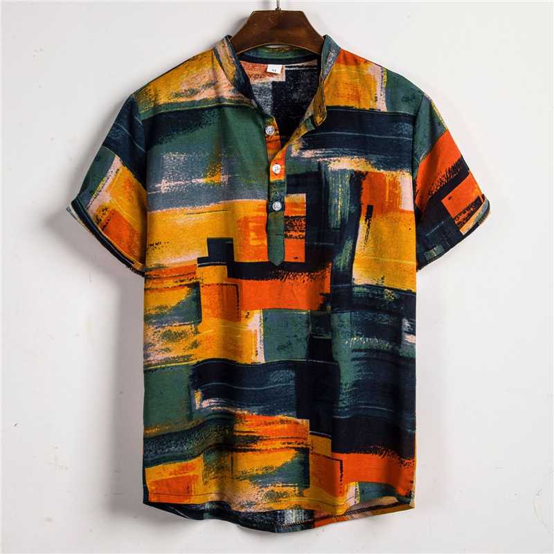 Summer New Mens Holiday Beach Style Short Sleeve Shirts Flower Printing Hawaiian Casual Men Shirt Blouse Loose Fit, Style 15
Summer New Mens Holiday Beach Style Short Sleeve Shirts Flower Printing Hawaiian Casual Men Shirt Blouse Loose Fit, Style 15