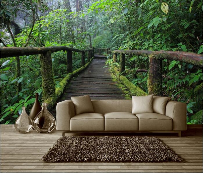 3d wallpaper custom photo mural wooden bridge to the original forest painting picture 3d wall murals wallpaper for living room home decor, Non-woven
3d wallpaper custom photo mural wooden bridge to the original forest painting picture 3d wall murals wallpaper for living room home decor, Non-woven