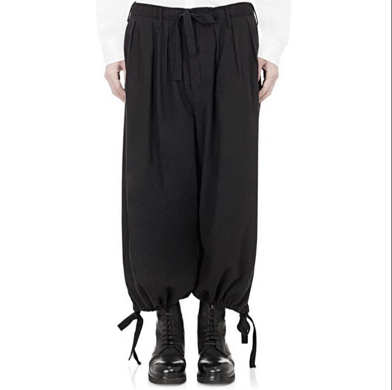 NEW 27-44 2018 Men's clothing GD Hair Stylist fashion Catwalk street Lantern pants loose casual pants plus size costumes, Black
NEW 27-44 2018 Men's clothing GD Hair Stylist fashion Catwalk street Lantern pants loose casual pants plus size costumes, Black