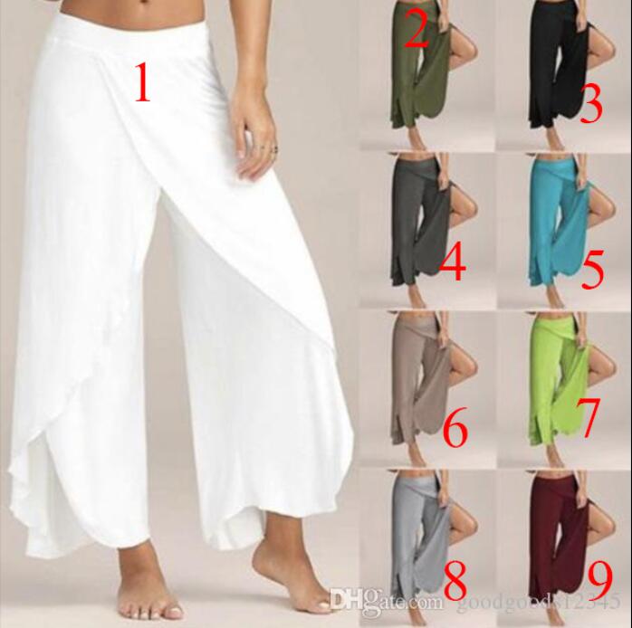 2019 Hot designer women clothes womens casual stretch pants cross wide leg bohemian loose trousers women leggings fashion solid dance pants, Black;white
2019 Hot designer women clothes womens casual stretch pants cross wide leg bohemian loose trousers women leggings fashion solid dance pants, Black;white