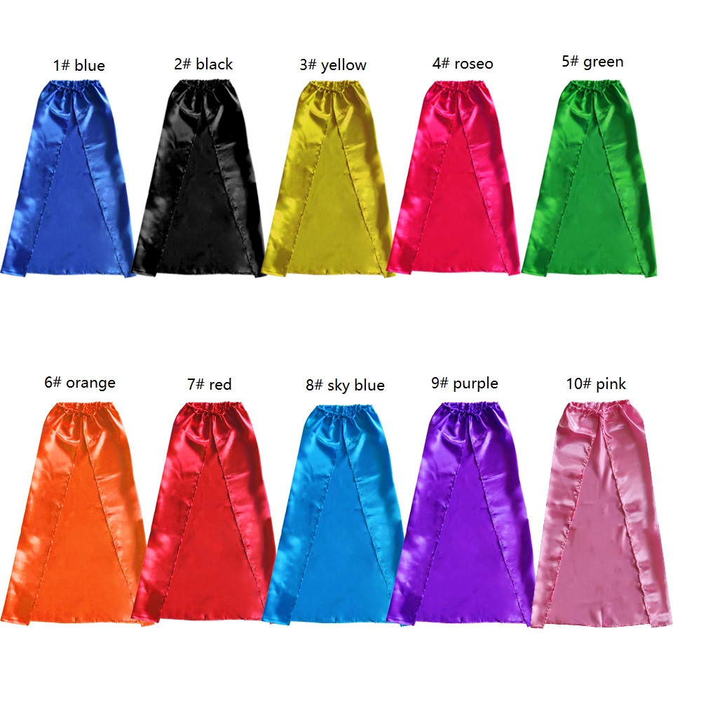 One-layer Lace-up Plain color Superhero Cape for Kids and Adults three sizes 10 colors choice Satin halloween theme cosplay & costumes cape, Remark your color choice
One-layer Lace-up Plain color Superhero Cape for Kids and Adults three sizes 10 colors choice Satin halloween theme cosplay & costumes cape, Remark your color choice