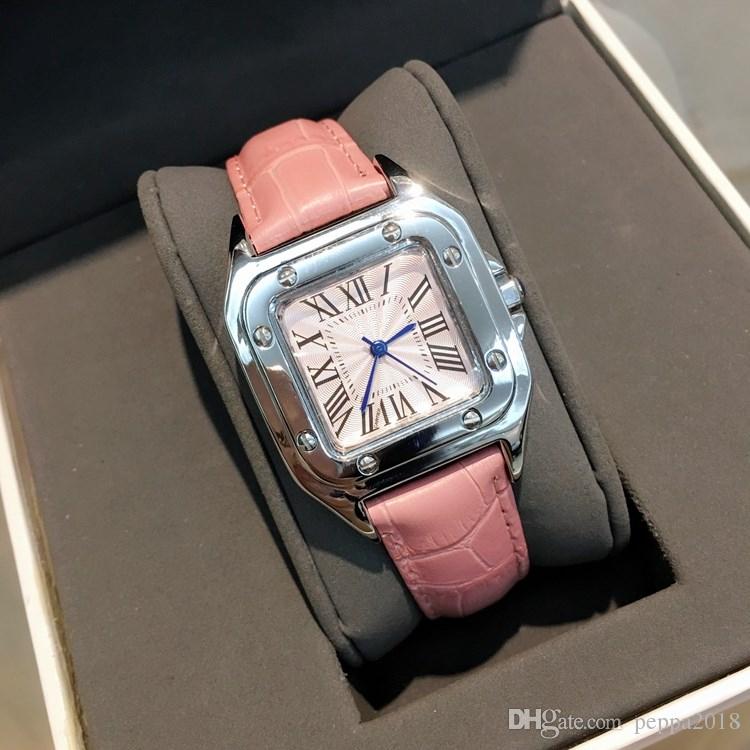 High qualit Fashion lady watch women pink leather watch famous Stainless Steel Wristwatches Brand female Quartz Clock Relojes De Marca Mujer, Slivery;brown
High qualit Fashion lady watch women pink leather watch famous Stainless Steel Wristwatches Brand female Quartz Clock Relojes De Marca Mujer, Slivery;brown