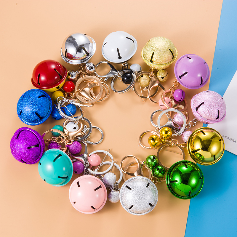 39 Colors Bell Keychains Bag Charms Jewelry Chain Holder Fashion Gold Silver Lobster Clasp Keyrings for Car Keys Rings for Women Men Gifts
39 Colors Bell Keychains Bag Charms Jewelry Chain Holder Fashion Gold Silver Lobster Clasp Keyrings for Car Keys Rings for Women Men Gifts
