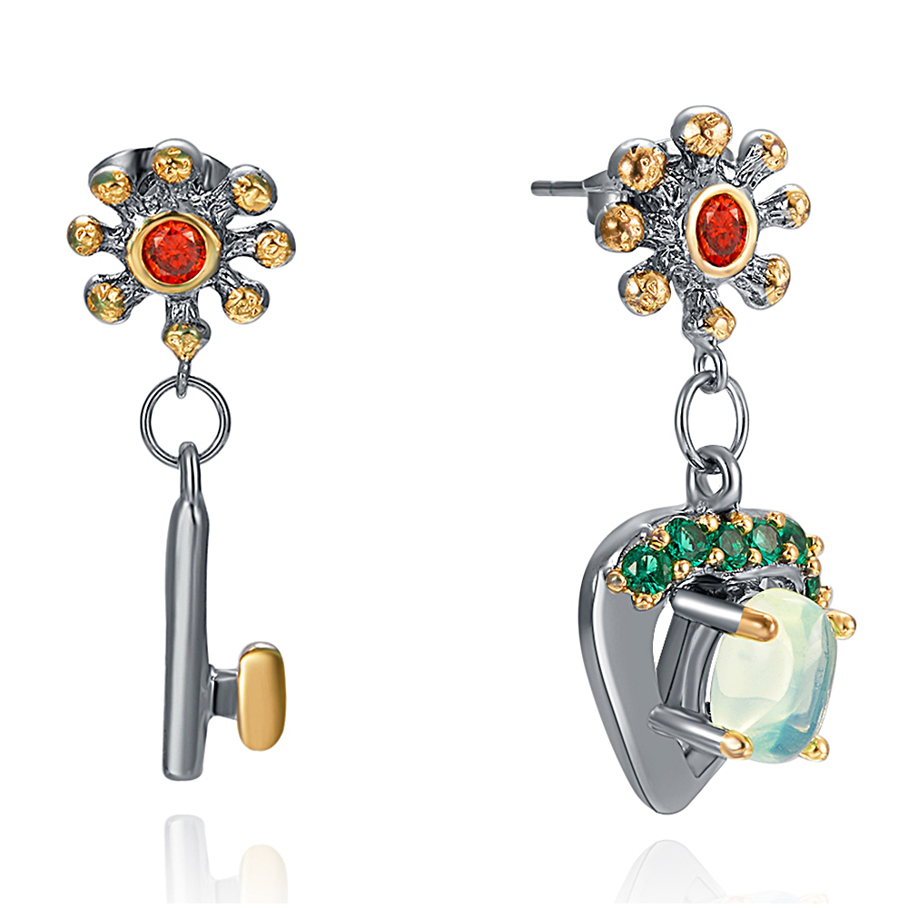 Key and Heart Dangle Earrings Cute Lovely Jewellery Promise statement Jewelry Unusual design earring for Women
Key and Heart Dangle Earrings Cute Lovely Jewellery Promise statement Jewelry Unusual design earring for Women