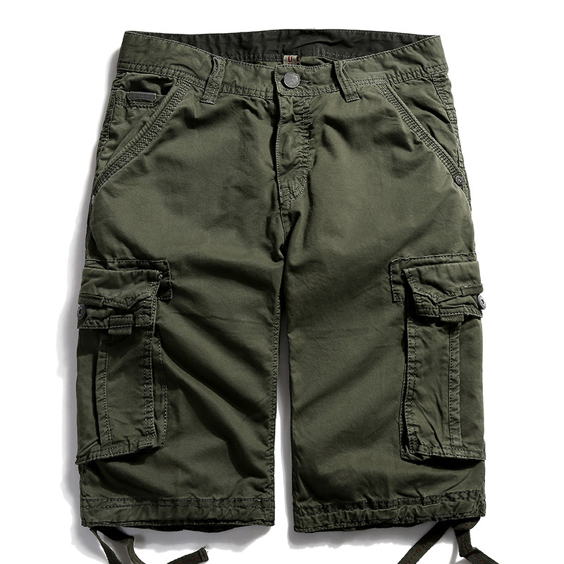 Summer Cotton Men's Shorts Multi-Pocket Cargo Shorts European And American Outdoor Large Size Hiking Tactical Short Pants, Khaki
Summer Cotton Men's Shorts Multi-Pocket Cargo Shorts European And American Outdoor Large Size Hiking Tactical Short Pants, Khaki
