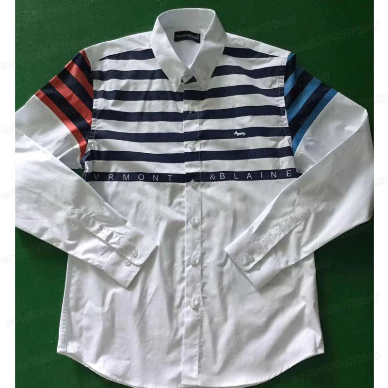 2020 New Men cotton casual striped long sleeve Harmont Male blouse harmont blaine shirts camisa masculina homme male tops, White
2020 New Men cotton casual striped long sleeve Harmont Male blouse harmont blaine shirts camisa masculina homme male tops, White