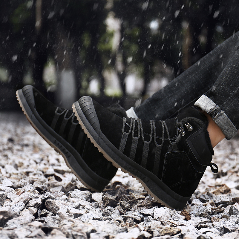 Winter Fur Boots Mens Shoes Casual Suede Fashion Men Snow Boots Non-slip Rubber Ankle Footwear Warm Outdoor Sneakers, Black
Winter Fur Boots Mens Shoes Casual Suede Fashion Men Snow Boots Non-slip Rubber Ankle Footwear Warm Outdoor Sneakers, Black
