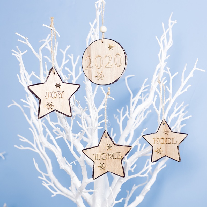Christmas Hanging Ornament Round Star Shape Wood Piece Sign with Letters Wood Ornament Home Shop Xmas Pendants
Christmas Hanging Ornament Round Star Shape Wood Piece Sign with Letters Wood Ornament Home Shop Xmas Pendants
