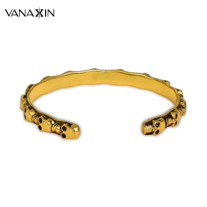 VANAXIN Ghost Design Bangles Biker Jewelry 100% 925 Sterling Silver Skull Bangles Party Birthday Gift Punk Style For Men
VANAXIN Ghost Design Bangles Biker Jewelry 100% 925 Sterling Silver Skull Bangles Party Birthday Gift Punk Style For Men