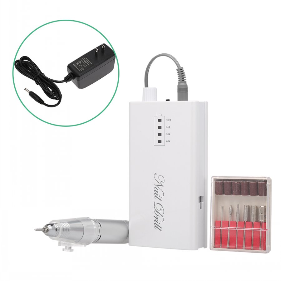 Rechargeable Nail Art Equipment Drill Machine Kit Electric Polisher Cordless Portable Manicure Set Nails Tools