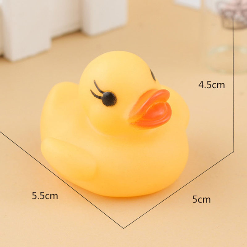 Flashing Duck LED Light Up Toy Baby Bath Toys Lighted Floating Ducks Kids Bathtub Glow Toys