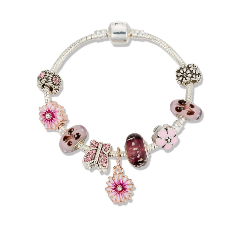 VIOVIA 2020 New Arrival Bead of Flowers Daisy Flowers Design With Butterfly Bracelets for Original Bracelet Jewelry B20009
VIOVIA 2020 New Arrival Bead of Flowers Daisy Flowers Design With Butterfly Bracelets for Original Bracelet Jewelry B20009