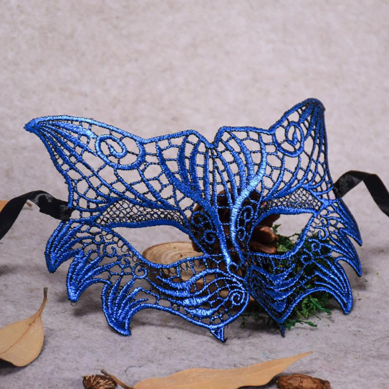 Girl female sexy ball lace mask cat female masquerade party eye mask cat Halloween costume ball costume