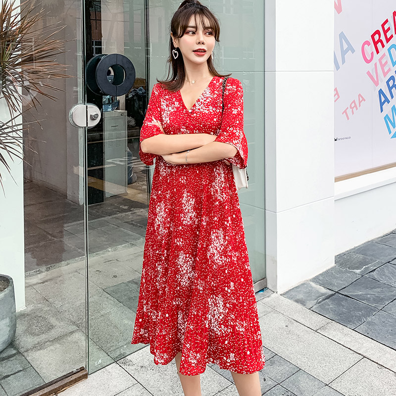 2020 New Arrive Summer Maternity Dress Woman V-Neck Large Size Dresses Pregnant Woman Clothing MD-02337, Red
2020 New Arrive Summer Maternity Dress Woman V-Neck Large Size Dresses Pregnant Woman Clothing MD-02337, Red