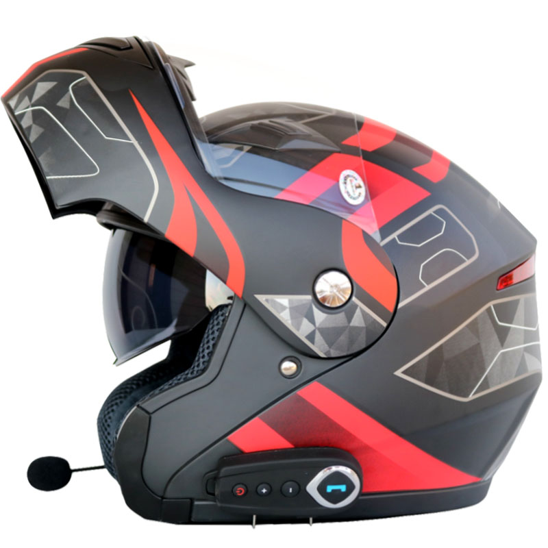 Flip up motorcycle helmet man women dual visor with inner sunny shield moto helmets Bluetooth headset helmet with FM Radio
Flip up motorcycle helmet man women dual visor with inner sunny shield moto helmets Bluetooth headset helmet with FM Radio