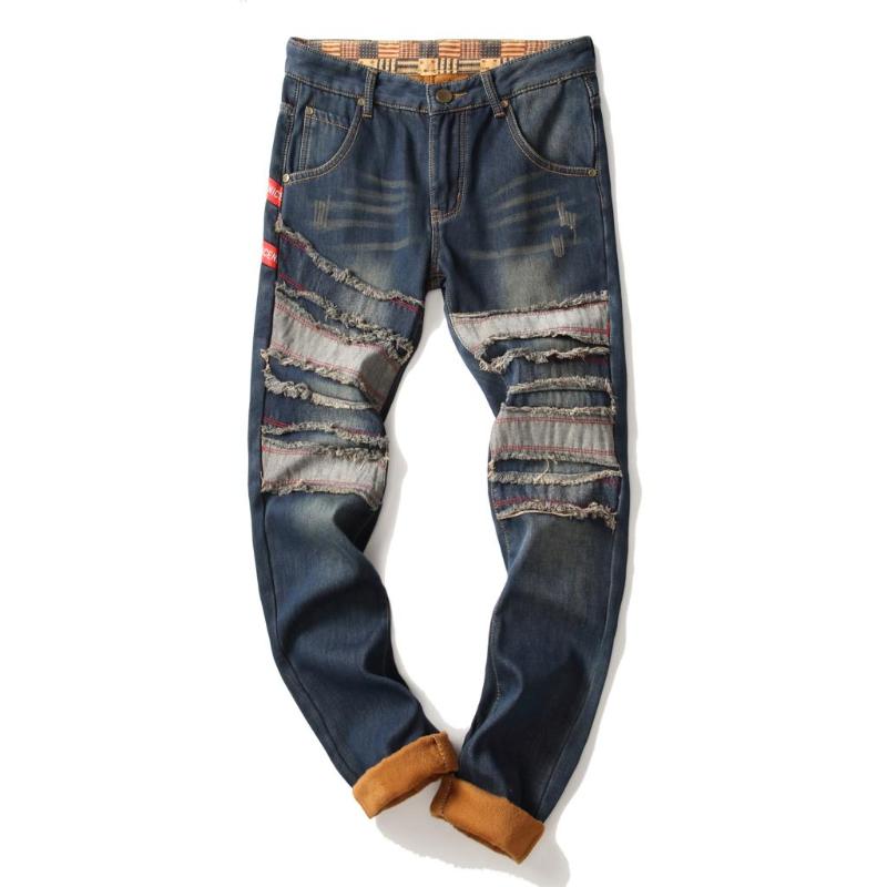 New Autumn Men Denim Holes Jeans Pants Hip Hop Ripped Jeans For Men Plus Size Autumn Winter Thick Velvet Trousers Streetwear, A1
New Autumn Men Denim Holes Jeans Pants Hip Hop Ripped Jeans For Men Plus Size Autumn Winter Thick Velvet Trousers Streetwear, A1