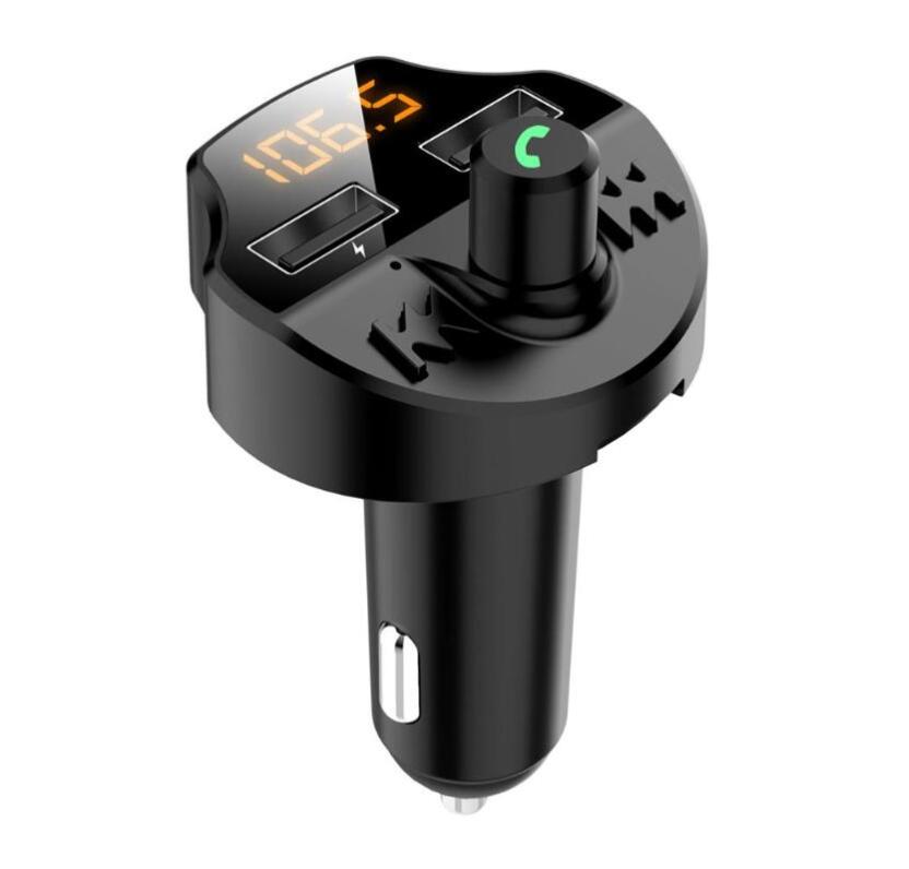 T66 Car Bluetooth 5.0 FM Transmitter Wireless Handsfree Audio Receiver Auto MP3 Player 2.1A Dual USB Fast Charger Car Accessories
T66 Car Bluetooth 5.0 FM Transmitter Wireless Handsfree Audio Receiver Auto MP3 Player 2.1A Dual USB Fast Charger Car Accessories