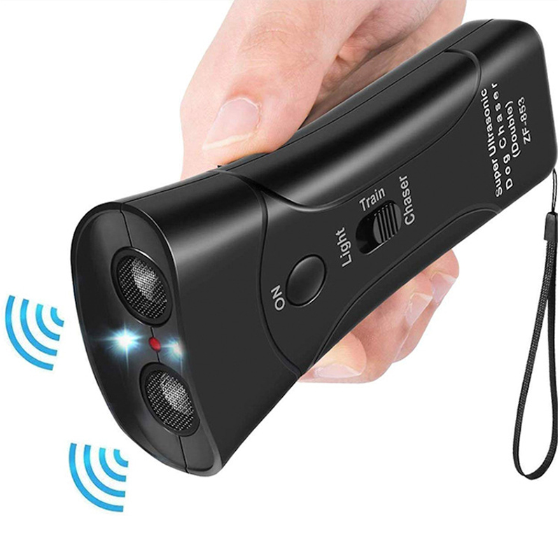 Pet Dog Repeller Stop Bark Training Device Trainer LED Ultrasonic 3 in 1 Anti Barking Ultrasonic9620380