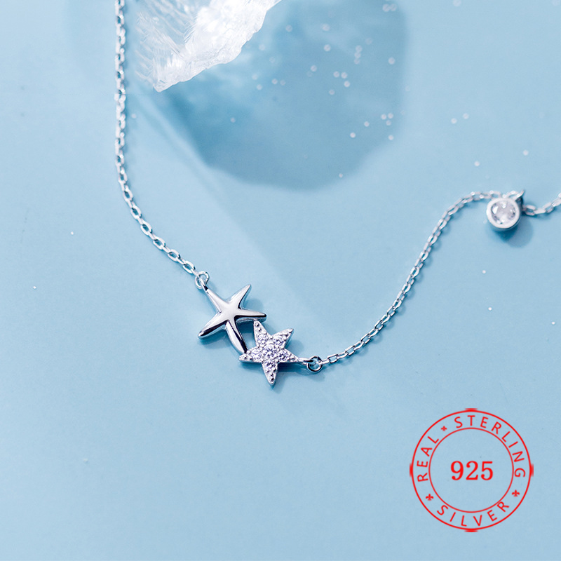 Fashion 925 Sterling Silver Star Pendant Necklaces For Women White Zircon Charms Necklace rose gold fine jewelry
Fashion 925 Sterling Silver Star Pendant Necklaces For Women White Zircon Charms Necklace rose gold fine jewelry
