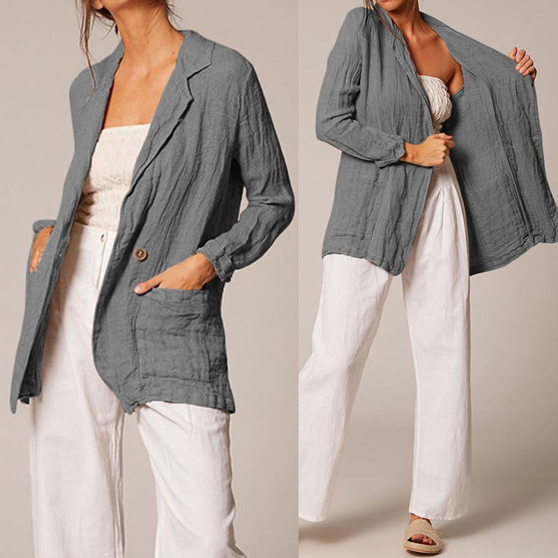 Celmia 5XL Vintage Women Blazer 2019 Autumn Long Sleeve Kimono Cardigan Suit Button Loose Casual Leisure Coats Plus Size Jackets, Black
Celmia 5XL Vintage Women Blazer 2019 Autumn Long Sleeve Kimono Cardigan Suit Button Loose Casual Leisure Coats Plus Size Jackets, Black