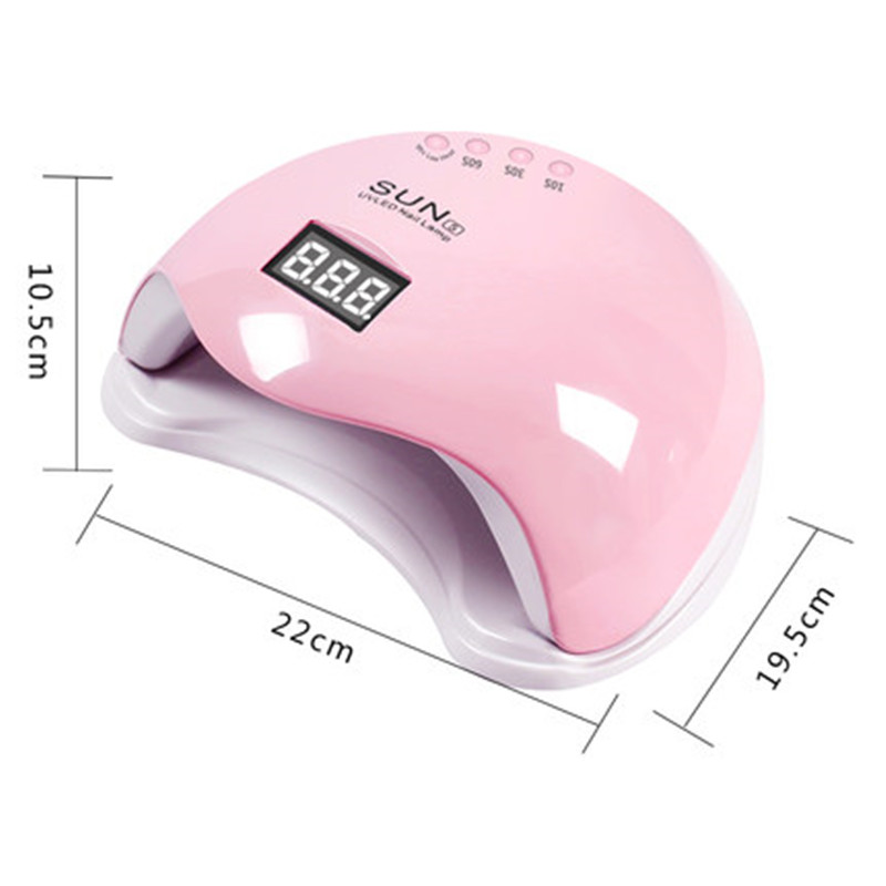 LD06 SUN 5X 48W Nail Dryer UV LED Nail Lamp Gel Polish Curing Lamp imer For Curing Machine Auto Sensing Nail LED Lamp, Pink
LD06 SUN 5X 48W Nail Dryer UV LED Nail Lamp Gel Polish Curing Lamp imer For Curing Machine Auto Sensing Nail LED Lamp, Pink