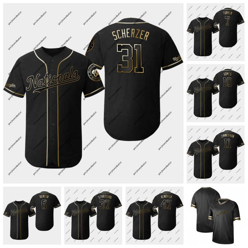 Juan Soto 2019 Golden Edition Max Scherzer Dozier Rendon Howie Kendrick Ryan Zimmerman Trea Turner Gomes Anibal Sanche Victor Robles Jersey, Blue;black
Juan Soto 2019 Golden Edition Max Scherzer Dozier Rendon Howie Kendrick Ryan Zimmerman Trea Turner Gomes Anibal Sanche Victor Robles Jersey, Blue;black