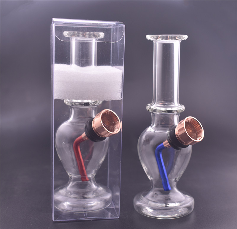 New arrival Mini glass bongs DAB RIGS hookah Blunt Bubbler Smoking Water Pipes Hand spoon pipes with metal smoking bowl
New arrival Mini glass bongs DAB RIGS hookah Blunt Bubbler Smoking Water Pipes Hand spoon pipes with metal smoking bowl
