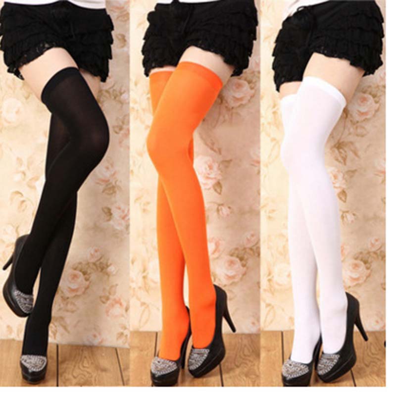 13Colors Sexy Black Red Blue Pink Green Thigh High Stockings Women Solid Color Over Knee Long Thin Stockings without Pants
13Colors Sexy Black Red Blue Pink Green Thigh High Stockings Women Solid Color Over Knee Long Thin Stockings without Pants