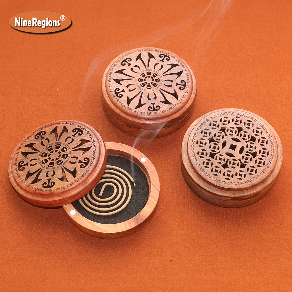 Free Shipping Vietnam Rosewood Incense Burner for 2-4Hr Coil Incense Portable wooden holder With Fireproof Mat
Free Shipping Vietnam Rosewood Incense Burner for 2-4Hr Coil Incense Portable wooden holder With Fireproof Mat