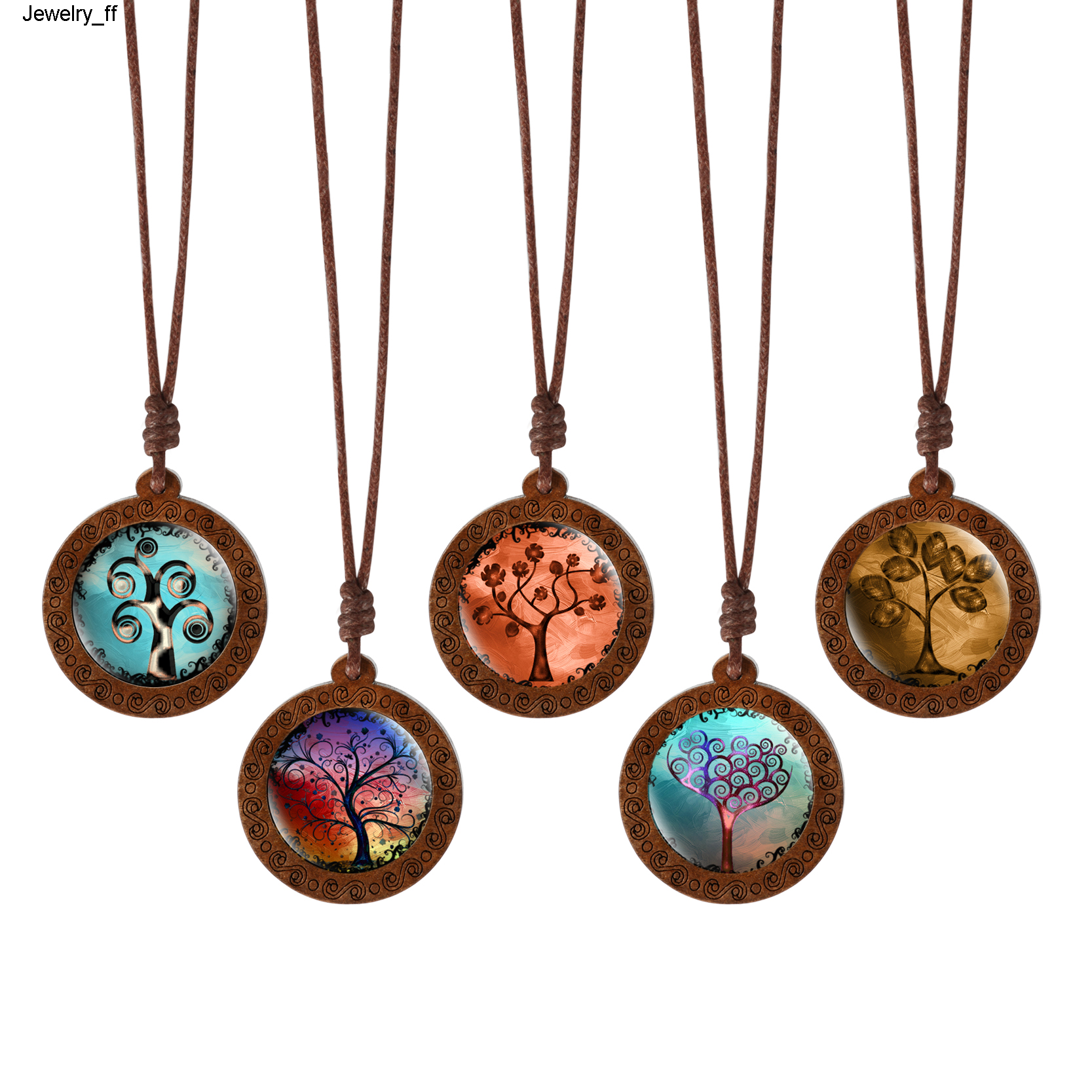 5 Pcs/lot Wholesale Handmade Wood Glass Cabochon Life Tree Necklaces & Pendants For Women Personalized Jewelry Accessories Gift
5 Pcs/lot Wholesale Handmade Wood Glass Cabochon Life Tree Necklaces & Pendants For Women Personalized Jewelry Accessories Gift