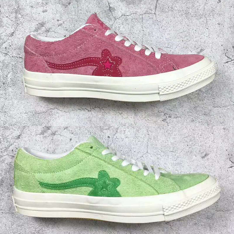 TTC The Creator x One Star Ox Golf Le Fleur Wang Jade Lime Green Suede Geranium Pink Sunflower Yellow Vanilla Men women Casual Skate Shoes
TTC The Creator x One Star Ox Golf Le Fleur Wang Jade Lime Green Suede Geranium Pink Sunflower Yellow Vanilla Men women Casual Skate Shoes