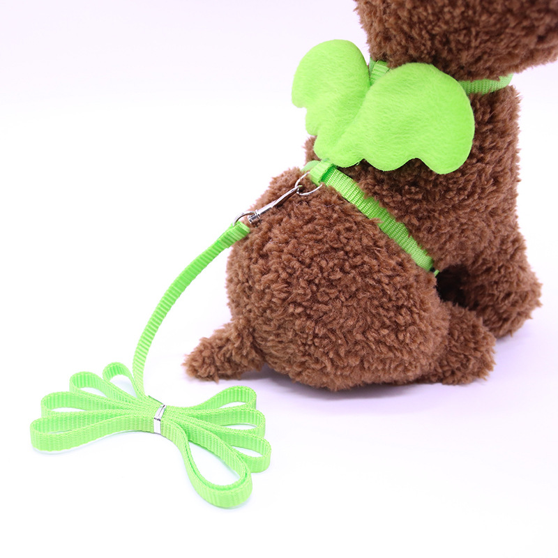 New Leashes Designer Small Dogs Cats Angel Wings Leash 2020 Puppy Dog Apparel Pet Collars Harnesses Cheap