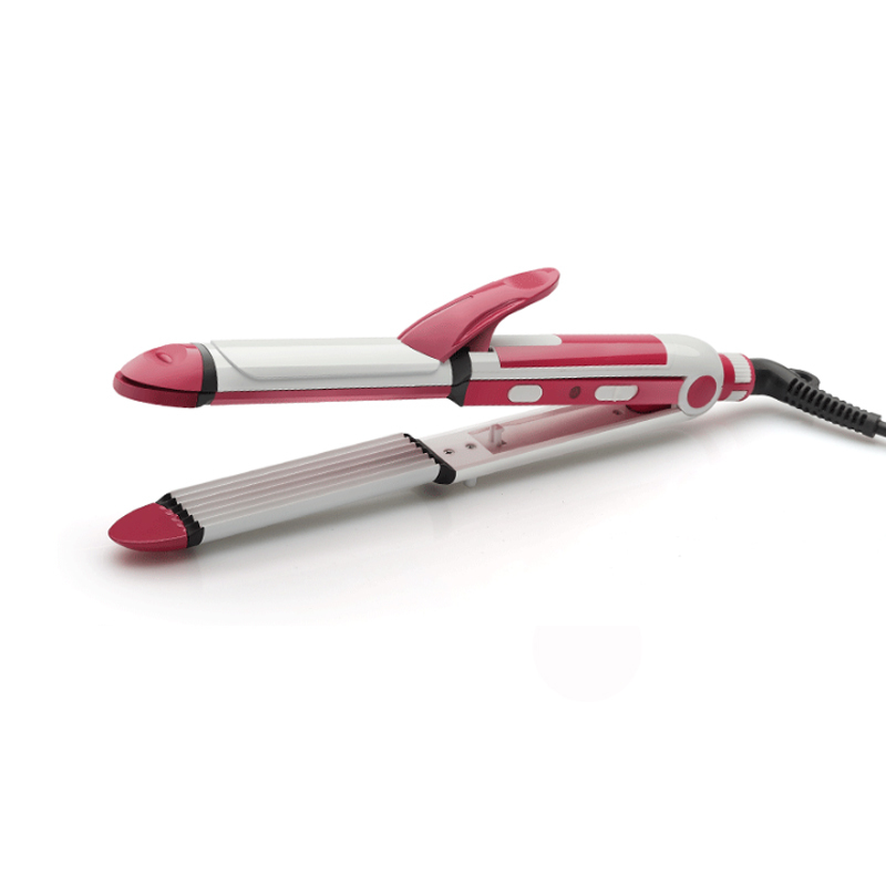 3 in 1 Hair Straightening Irons Ceramic Hair Straightener Flat Iron Corrugated Crimper Waves Salon chapinha Hair Styling Tools