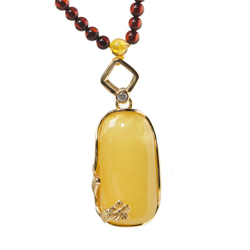 Genuine Natural Yellow Amber Gemstone Crystal Bead Woman Lady Long Chain Pendant Necklace
Genuine Natural Yellow Amber Gemstone Crystal Bead Woman Lady Long Chain Pendant Necklace