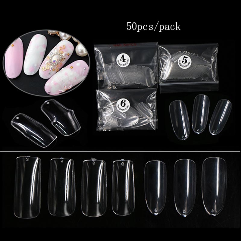 50pcs/pack Round head Nail Art Tips Transparent False Nails Art Tips Flat Shape Full Cover Manicure Fake Nail, A6
50pcs/pack Round head Nail Art Tips Transparent False Nails Art Tips Flat Shape Full Cover Manicure Fake Nail, A6