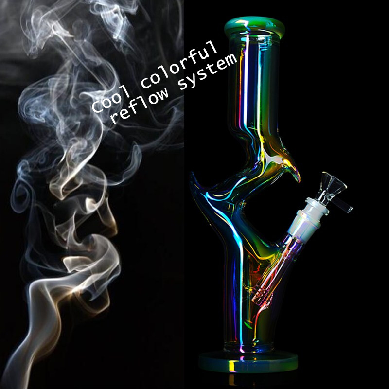 Luminous 11.8 Inch Cool Straight Tube Glass Bong Dab Rigs About 5 mm thick with 14 mm joint bowl
Luminous 11.8 Inch Cool Straight Tube Glass Bong Dab Rigs About 5 mm thick with 14 mm joint bowl