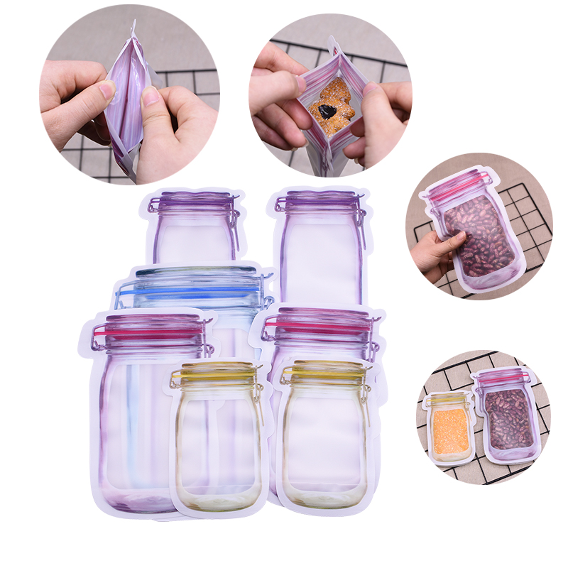 5pcs/lot Reusable Mason Jar Bottle Bags Candy Cookies Bag for Home Kitchen Organizer Seal Fresh Foods Storage Packaging Supplies
5pcs/lot Reusable Mason Jar Bottle Bags Candy Cookies Bag for Home Kitchen Organizer Seal Fresh Foods Storage Packaging Supplies