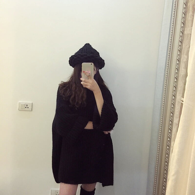 Autumn Winter Women 2020 New Casual Long Female Knitting Sweater Korean Turtle Neck Femme Loose Sweaters LX1374, Black
Autumn Winter Women 2020 New Casual Long Female Knitting Sweater Korean Turtle Neck Femme Loose Sweaters LX1374, Black