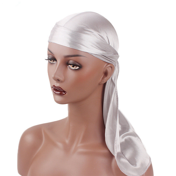 Luxury Designer Designer Unisex Silk Satin Turban Headwrap - Breathable Chemo Cap, Biker Durag & Hair Styling For Woman Accessory For Men And Women Fr
